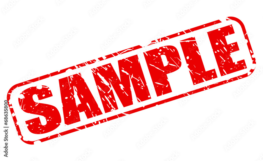 Red Example Stamp Image Sample red stamp text Stock Vector | Adobe Stock