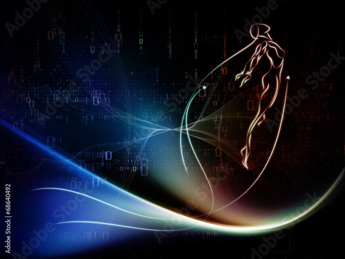 Obraz Dibond Lights of Geometry