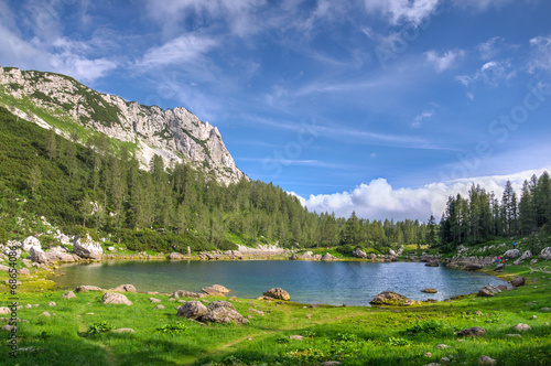 Tapeta ścienna Jeziora triglav w julijskich apls w lecie