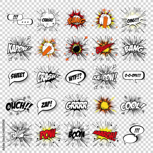 Naklejka samoprzylepna Pop Art