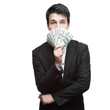 © photo-nuke - funny businessman holding money