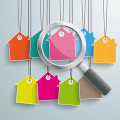 Wall Mural - 9 Colored Price Sticker Loupe