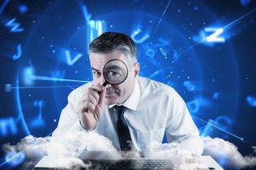 Poster - Composite image of mature businessman