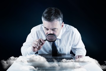 Poster - Composite image of mature businessman