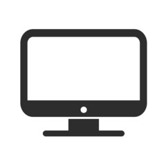 Wall Mural - vector desktop computer icon