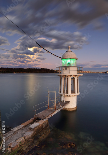 Obraz na płótnie canvas dwuczęściowy "dyptyk" Cremorne point lighthouse sydney harbour