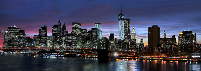 New York City at night