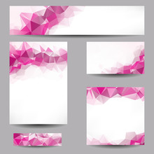 Backgrounds With Abstract Triangles