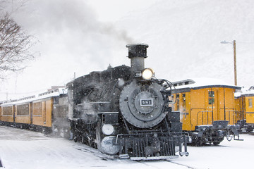 Wall Mural - Durango and Silverton Narrow Gauge Railroad, Colorado, USA