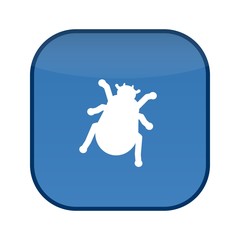 Sticker - Insecte sur un bouton