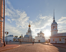 Panorama Of The Vologda Kremlin