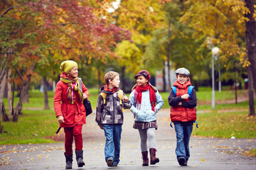 Canvas Print - Schoolchildren