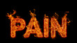 Burning Pain text