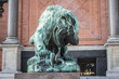 Løve i kamp med en Slange Statue Glyptotek København