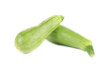 Wall Mural - Two ripe courgettes.