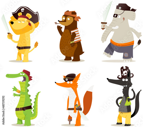 Animaux pirates