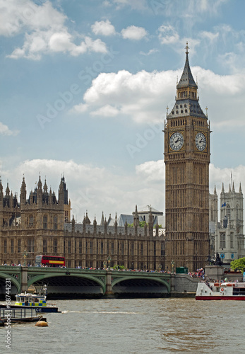 Fototapeta na wymiar Big Ben and Houses of Parliament, London