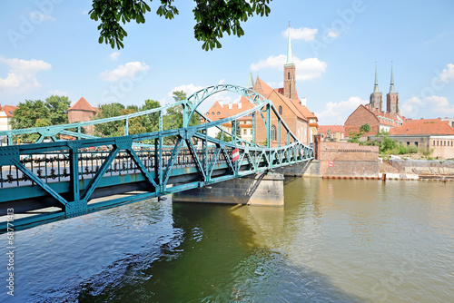 Naklejka na szybę Most Tumski -Most Zakochanych