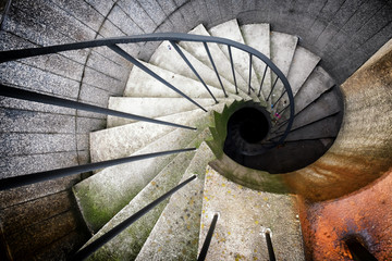 Poster - spiral staircase