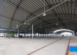 Fototapeta Pomosty - Empty market hall