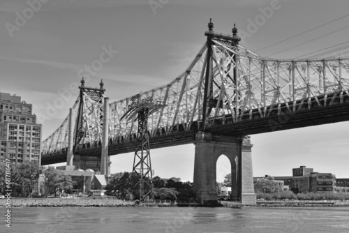 Board z aluminiowym obramowaniem 59. ulica - most queensboro, Nowy Jork