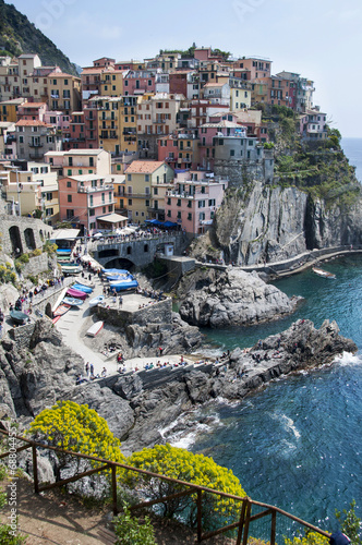 Plakat na papierze fotorealistycznym Manarola - pięć ziem