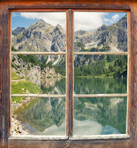 Fototapeta dla dzieci Fensterblick Tappenkarsee