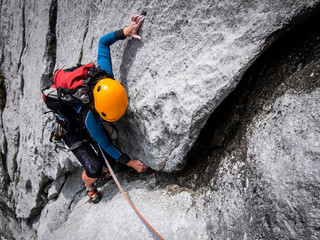 Canvas Print - Rock climbing