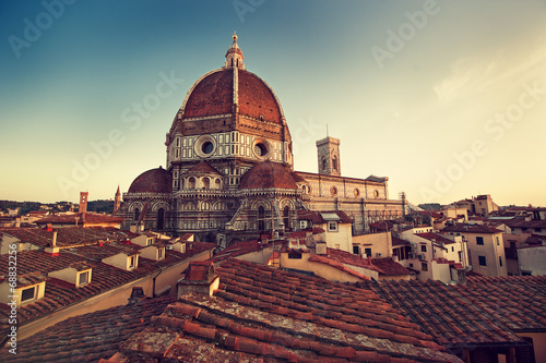 Fotografie, Obraz Florence ,Santa Maria del Fiore , Firenze, Italia