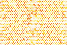 Background Composition Of Orange Polka Dots
