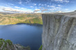 Famous Pulpit Rock in Norway