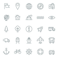 Vector Icons Set. For Web Site Design And Mobile Apps.