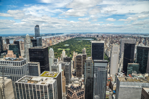 Fotoboard na płycie Nowy Jork manhattan Midtown budynków panoramę