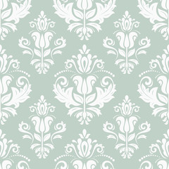 Damask Seamless Pattern. Abstract Background