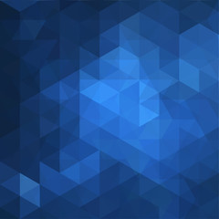 Blue Triangle Abstract Background