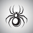 Black spider emblem