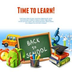 Poster - Back to school border