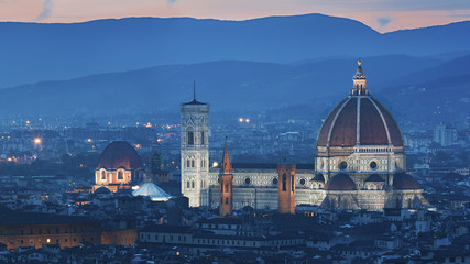 Fototapete - Duomo di Firenze, Tuscany, Italy.