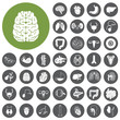 © Soulsisz - Human organs Flat design icons set. Illustration eps10