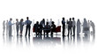 © Rawpixel.com - Silhouettes Business People on White Background