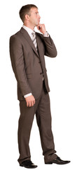 Wall Mural - Standing businessman