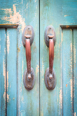 Wall Mural - Door knobs