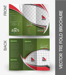 Football Competition Mock up & Tri-Fold Brochure Design.