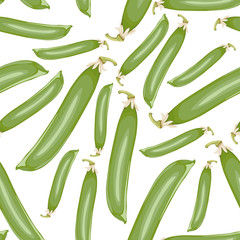 Canvas Print - Pattern seamless of peas