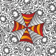 color spiderweb art