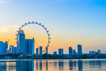 SINGAPORE - JUNE 23: At a height of 165m, Singapore Flyer is the