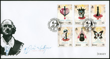 JERSEY - 2014: Shows Set Of Six Stamps Plays Of Shakespeare