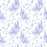 Seamless watercolor pattern