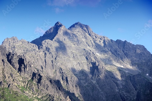 Obraz na płótnie canvas czteroczęściowy "tetraptyk" Rysy, polska - tatra national park