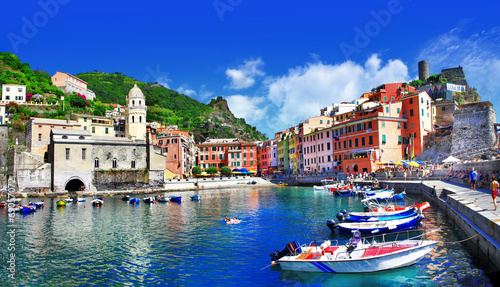 Fotoboard na płycie Malownicze wsie włoskie - vernazza, cinque terre